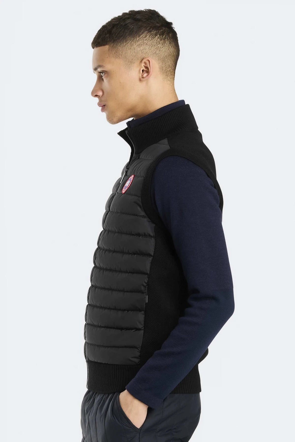 HyBridge Knit Black Vest