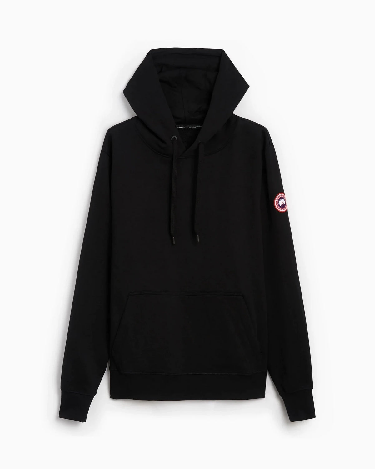 Huron Logo-Patch Navy Blue Hoodie