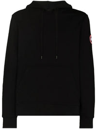 Huron Logo-Patch Navy Blue Hoodie
