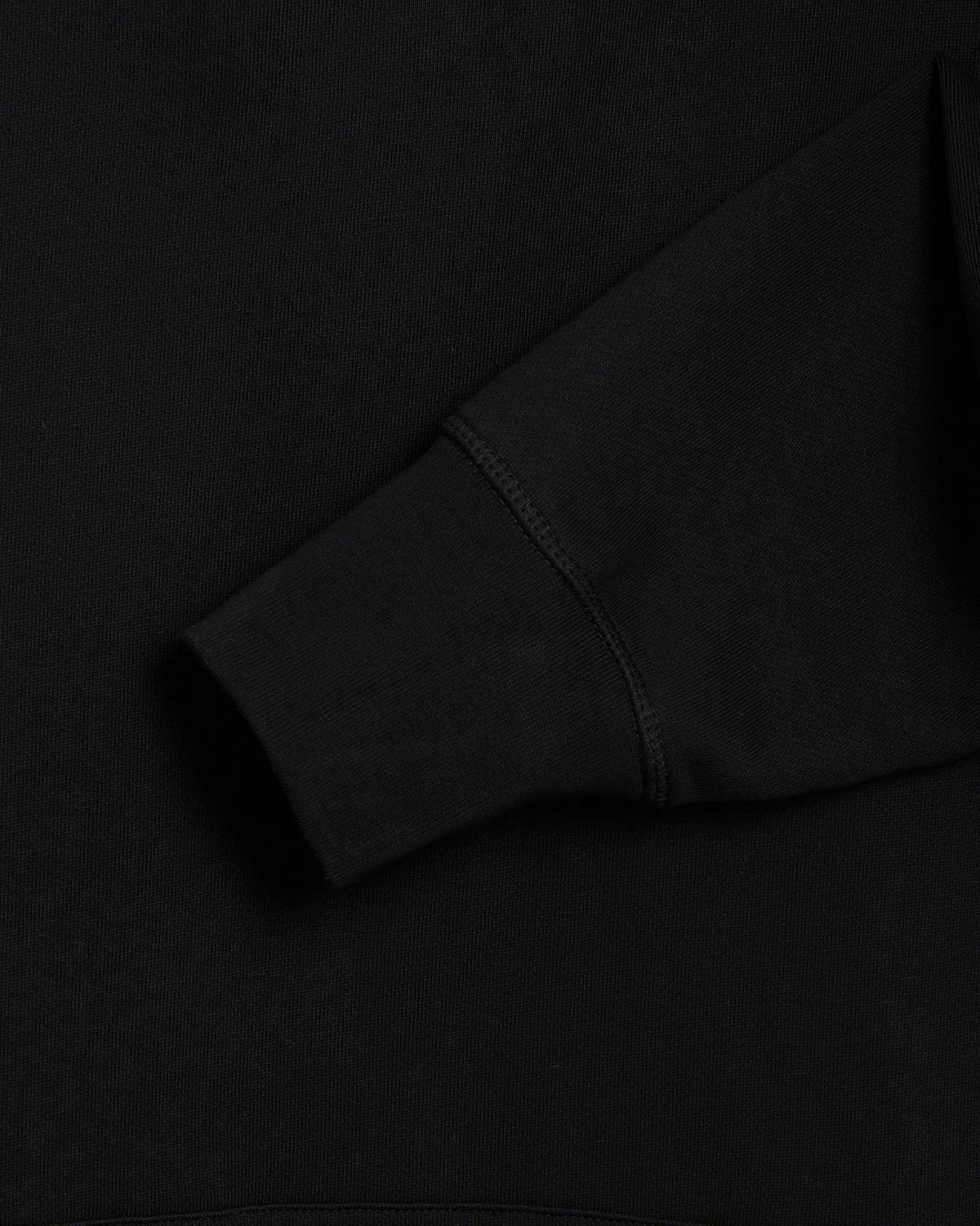 Huron Logo-Patch Navy Blue Hoodie