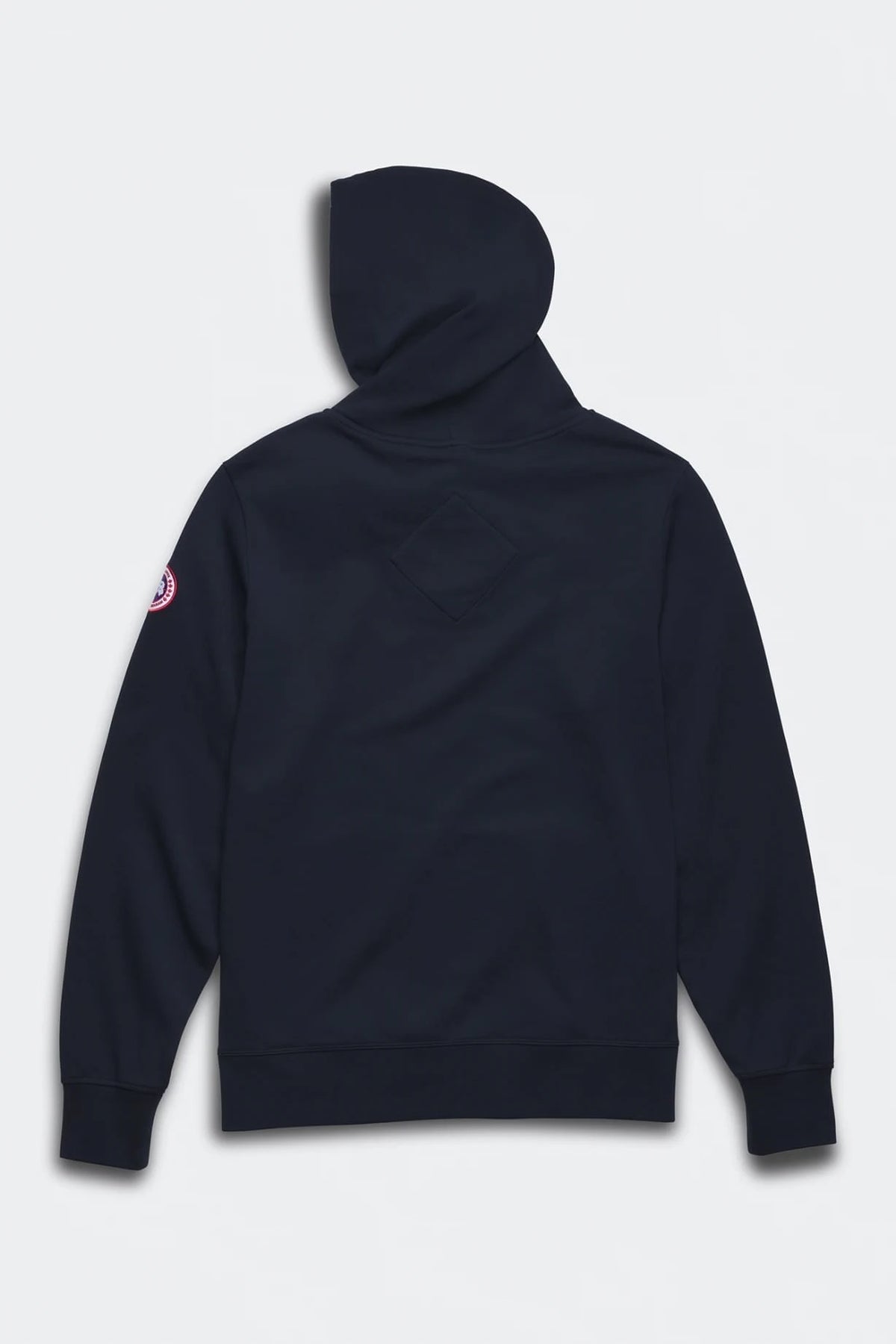 Huron Logo-Patch Navy Blue Hoodie
