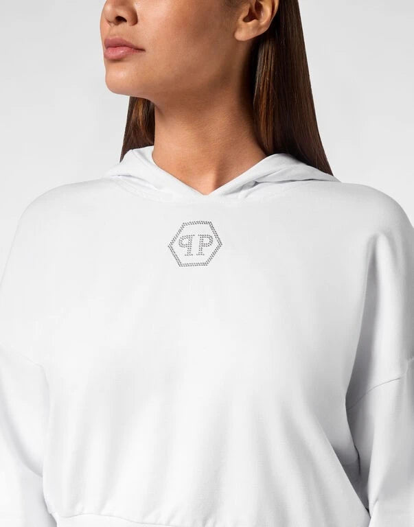 Crystal Hexagon Black Hoodie