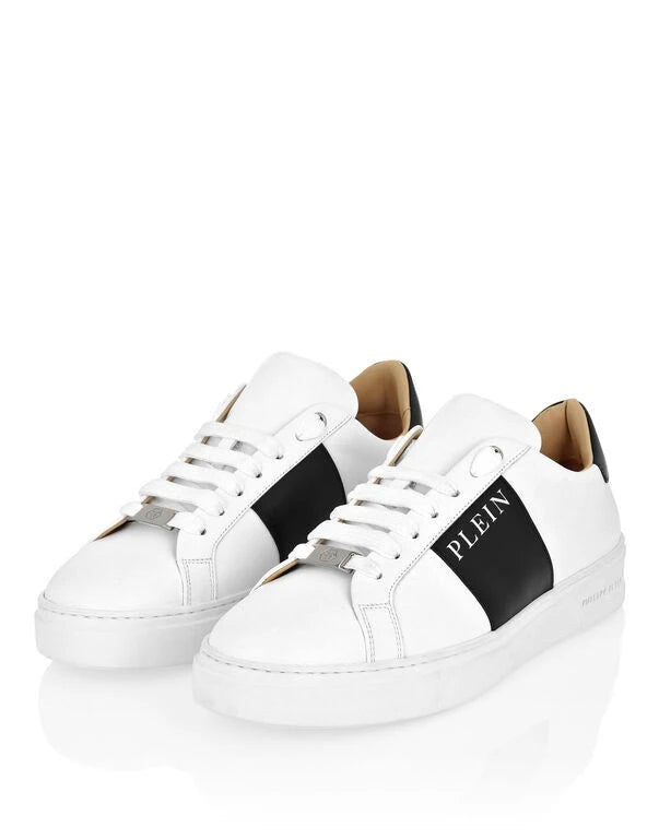 Nappa Leather White/Black Sneakers