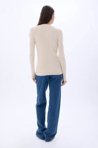 Brushed Striped Black/pink Cardigan