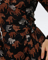 Abigail Multicolour Midi Dress