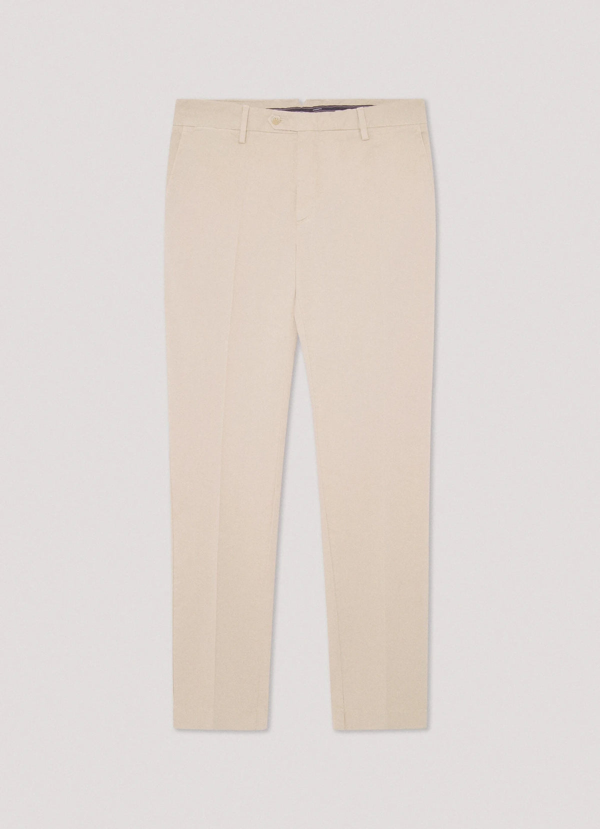 Kensington Slim-Fit Silver Chinos