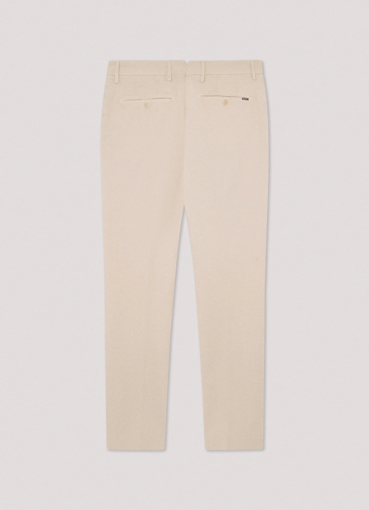 Kensington Slim-Fit Silver Chinos
