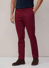 Kensington Slim-Fit Silver Chinos