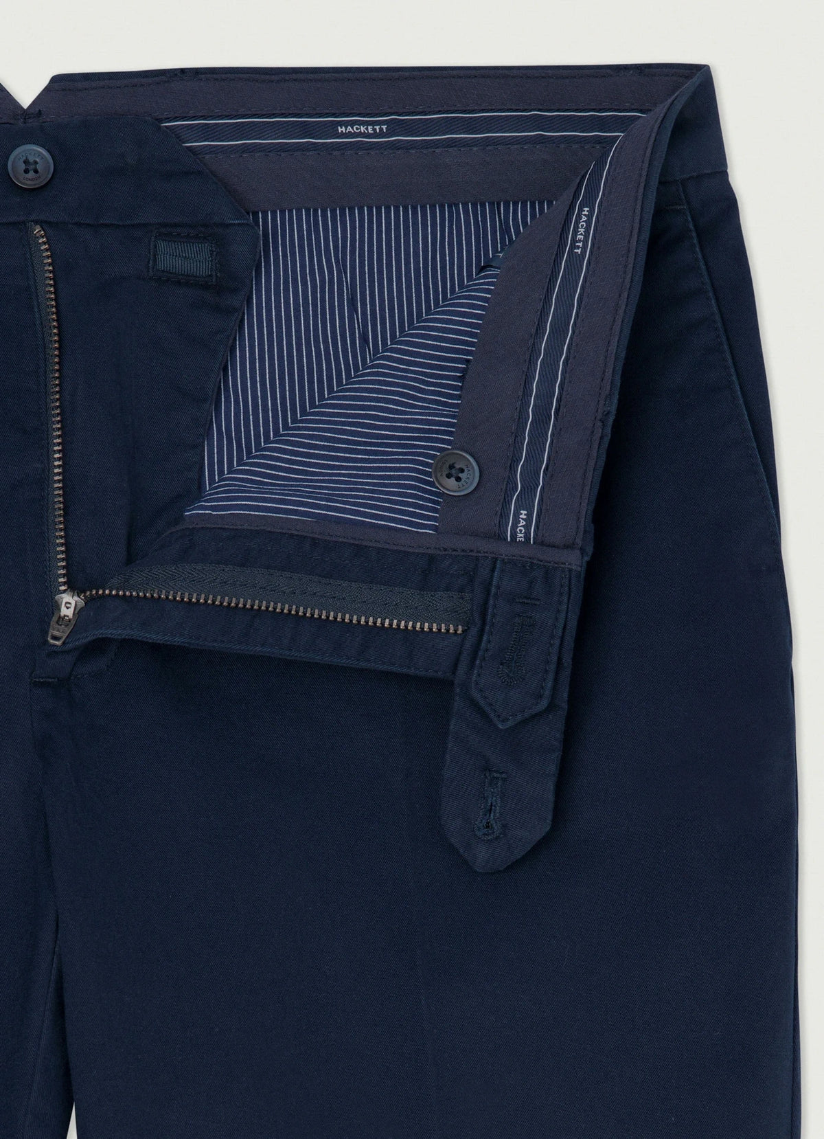 Kensington Slim-Fit Silver Chinos