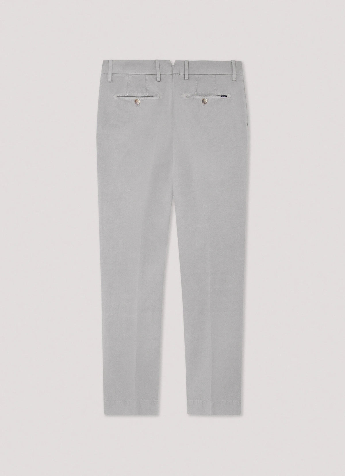 Kensington Slim-Fit Silver Chinos