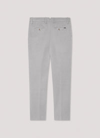 Kensington Slim-Fit Silver Chinos