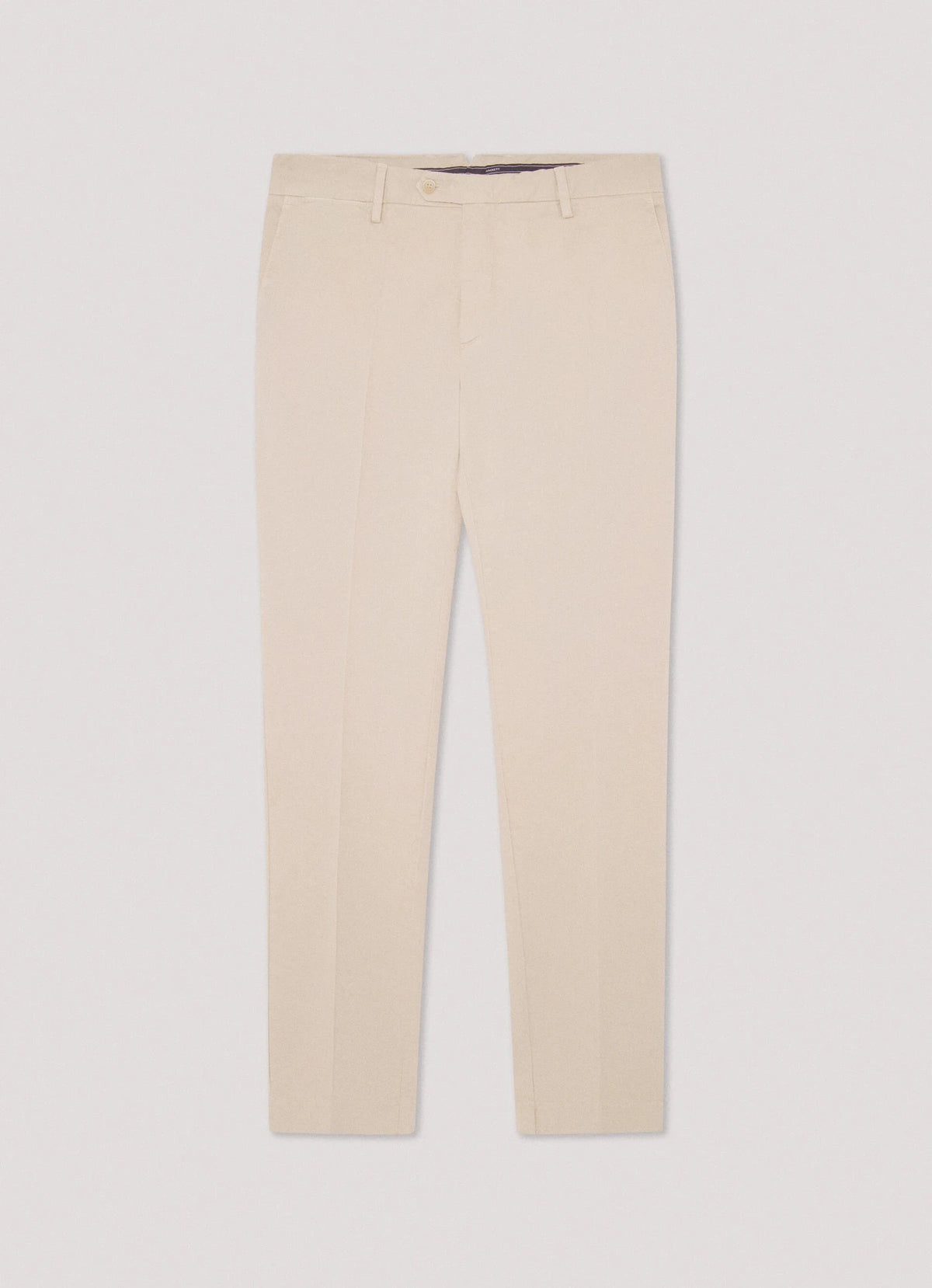 Kensington Slim-Fit Silver Chinos