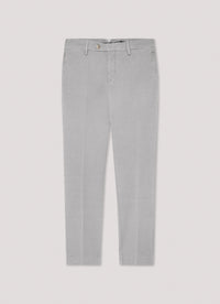 Kensington Slim-Fit Silver Chinos