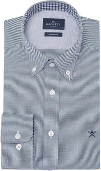 Brushed Puppytooth Navy Shirt