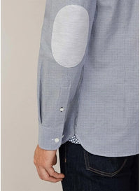 Brushed Puppytooth Navy Shirt