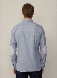 Brushed Puppytooth Navy Shirt