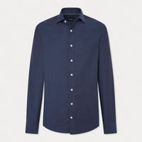 Micro Dot Navy Blue Shirt