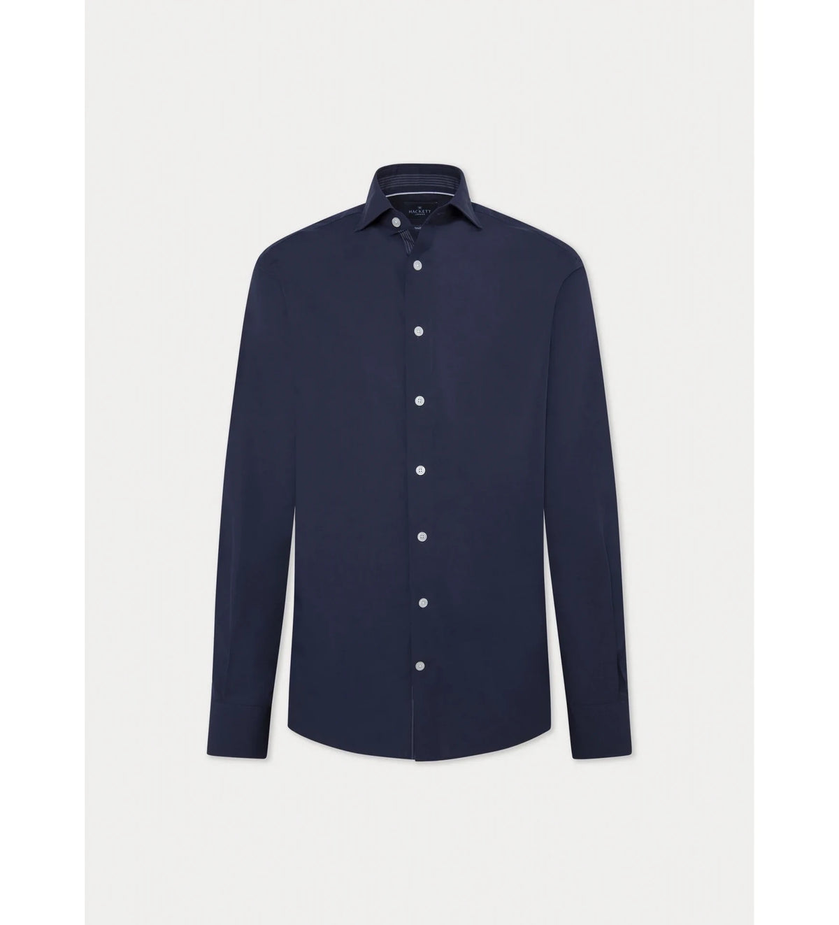 Poplin Eng Stripe Navy Shirt