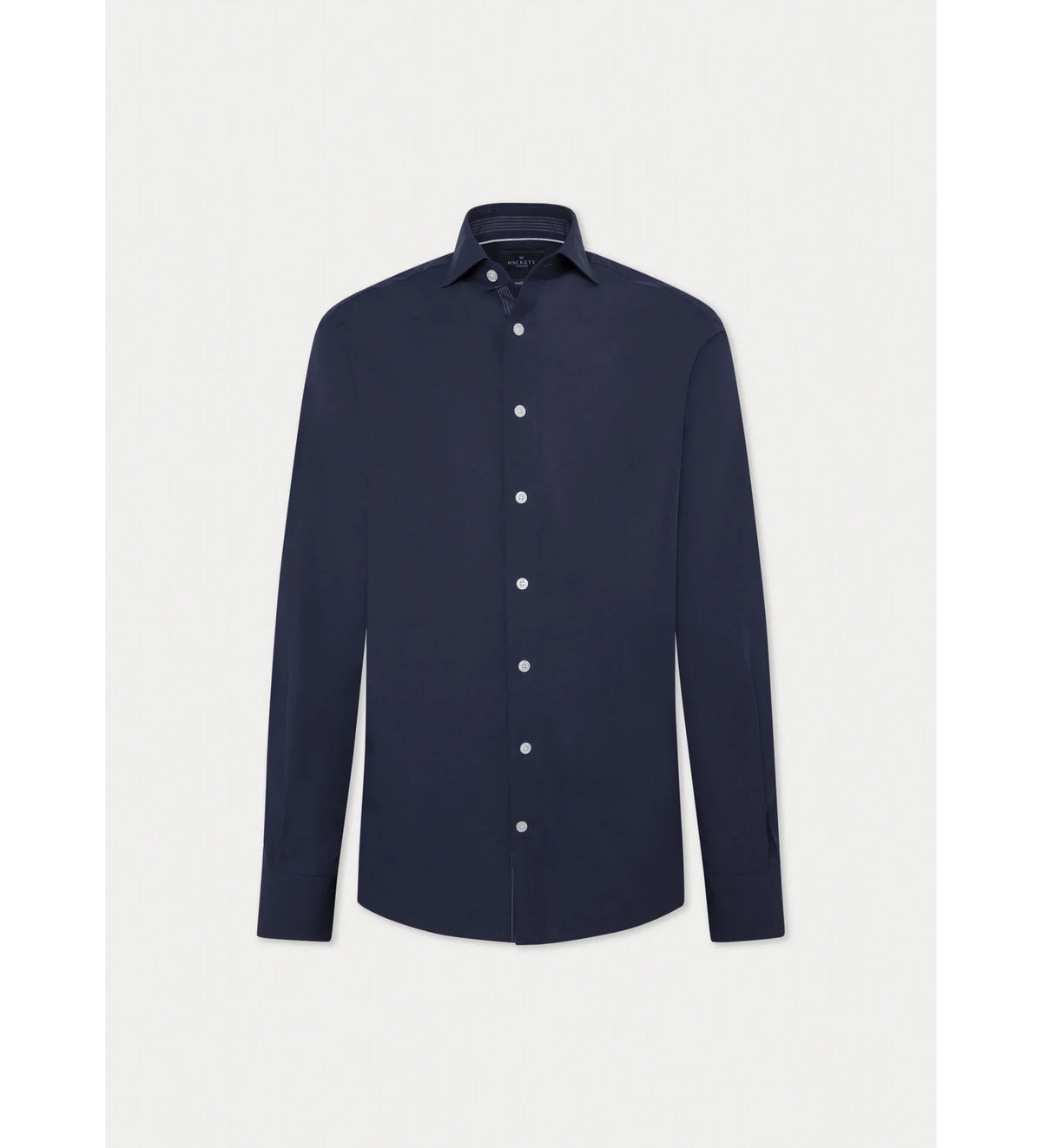 Poplin Eng Stripe Navy Shirt