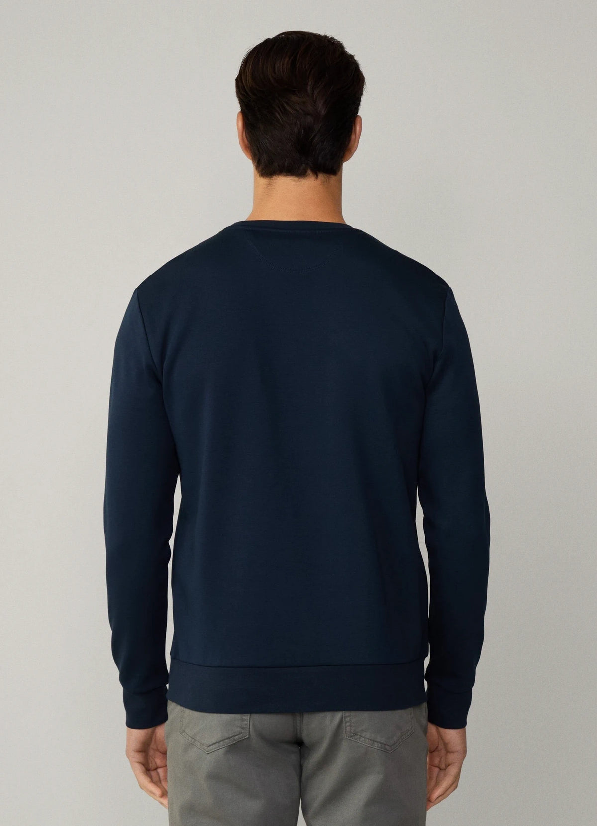 Double Knit Crew Navy Sweatshirt