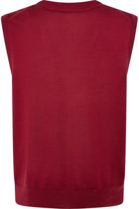 Merino Wool Red Cardigan