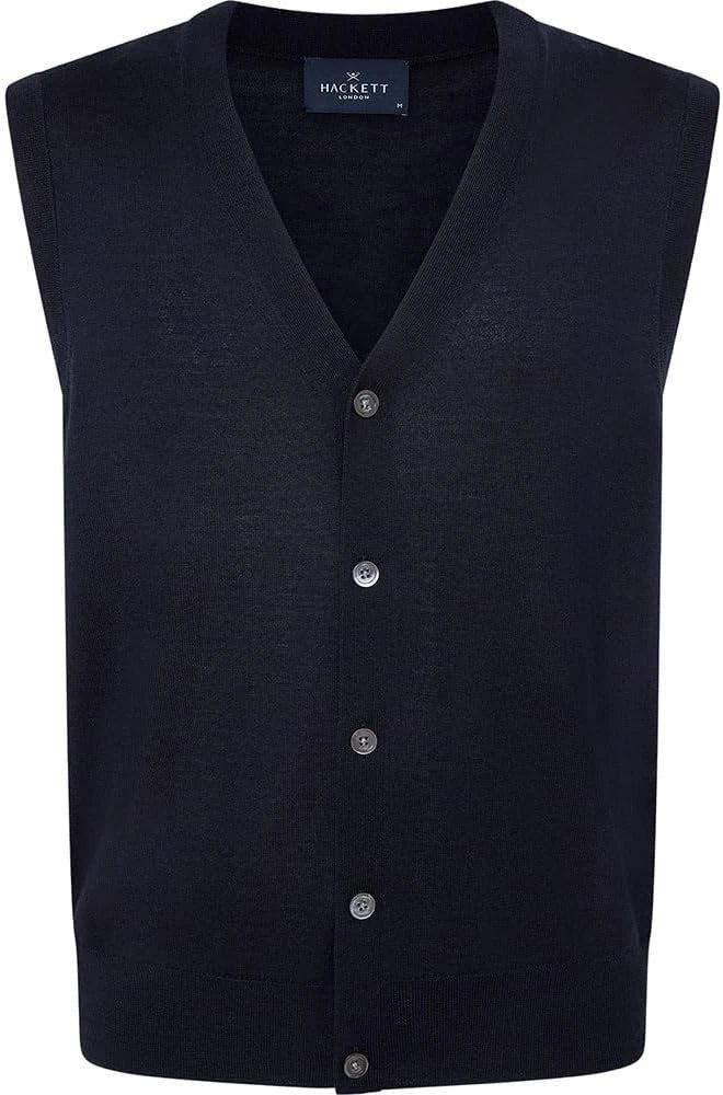 Merino Wool Red Cardigan