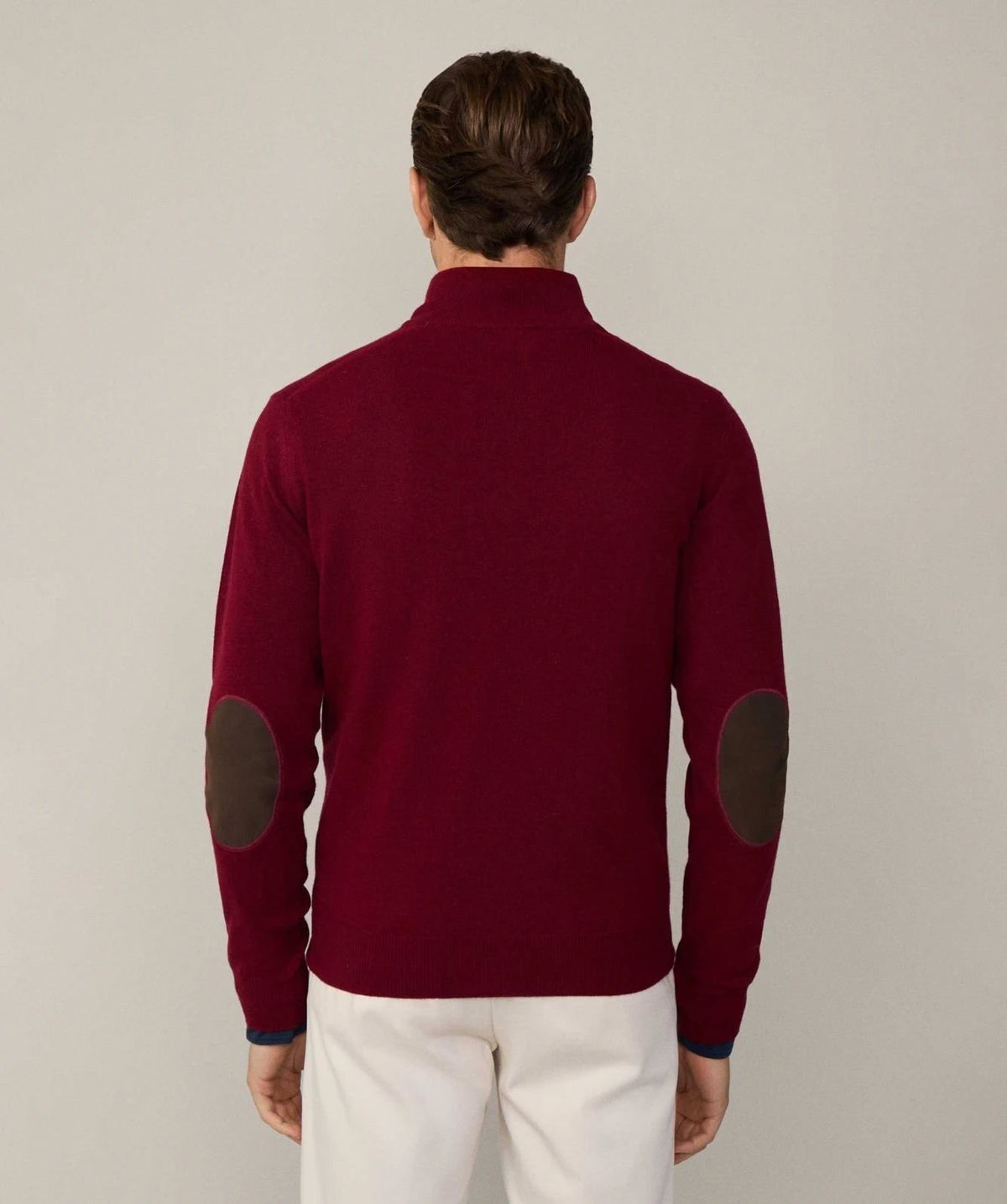 Merino Cashmere Mix Red Jumper