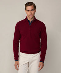 Merino Cashmere Mix Red Jumper