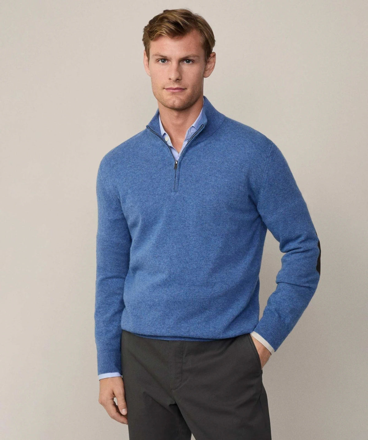 Merino Cashmere Mix Red Jumper