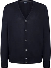 Classic Navy Blue Cardigan