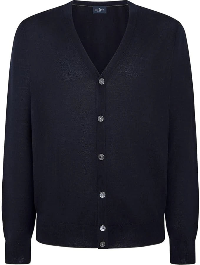 Classic Navy Blue Cardigan