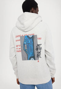 Soda Slit Grey Hoodie