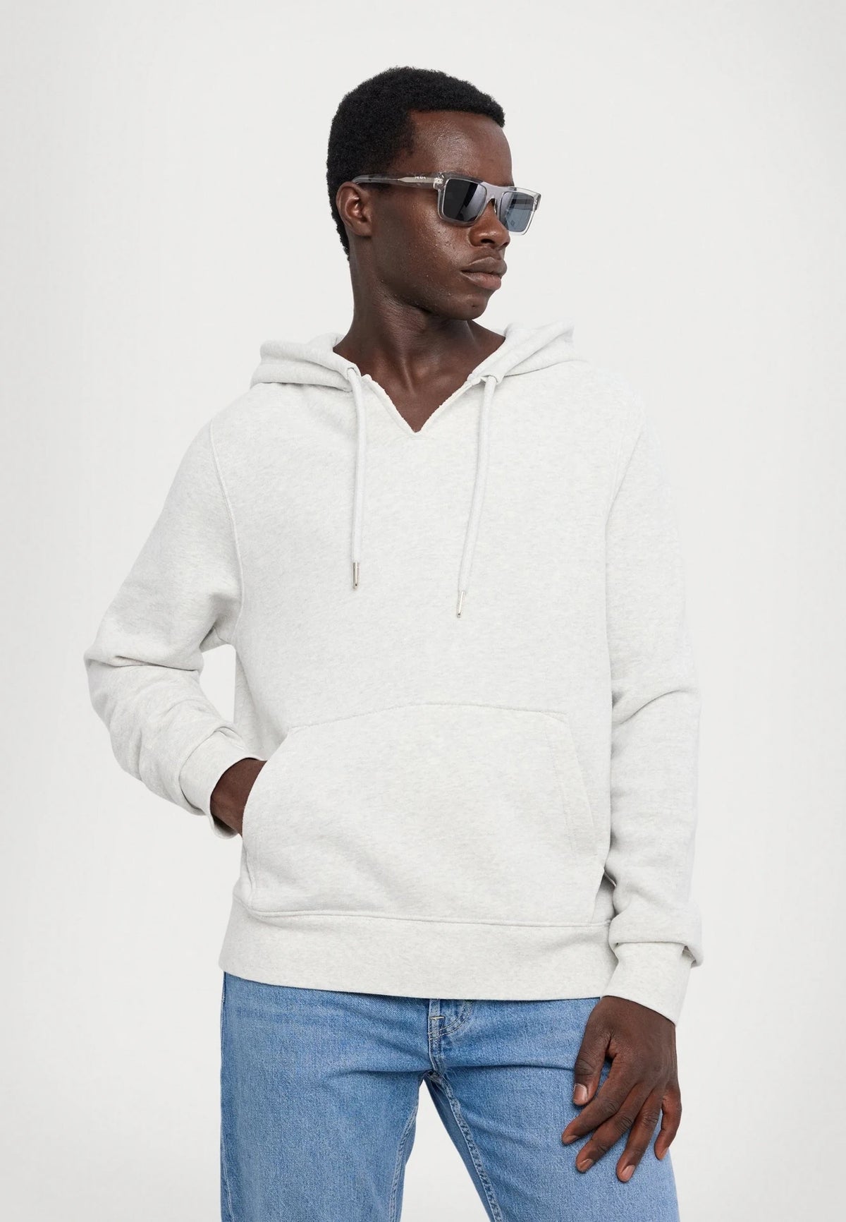 Soda Slit Grey Hoodie