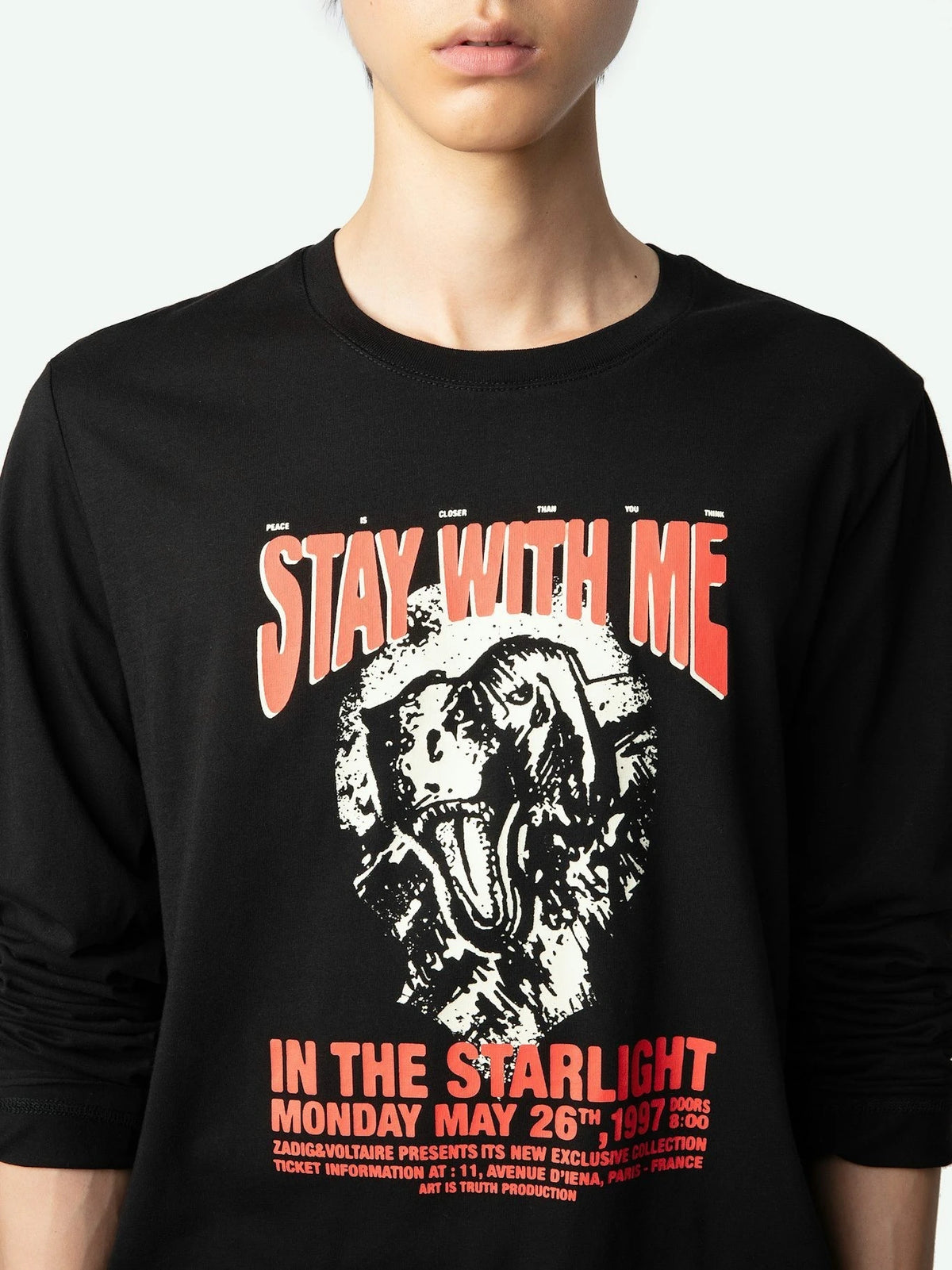 Dinosaur Concert Black T-Shirt