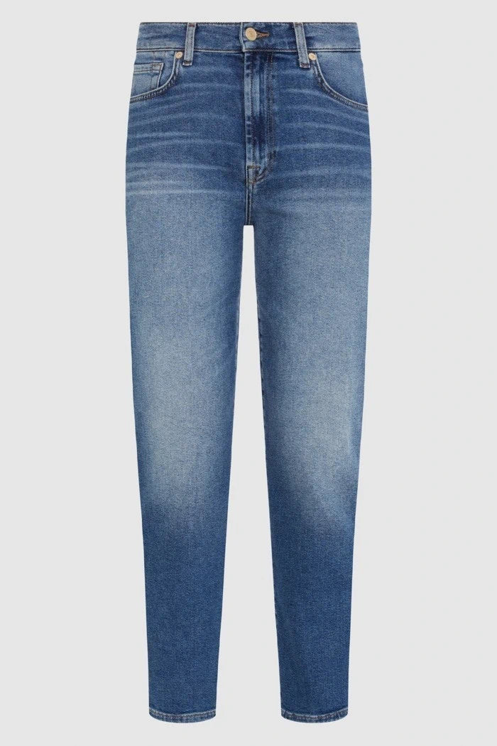 High Waist Blue Jeans