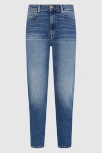 High Waist Blue Jeans