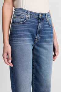 High Waist Blue Jeans