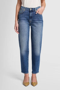 High Waist Blue Jeans
