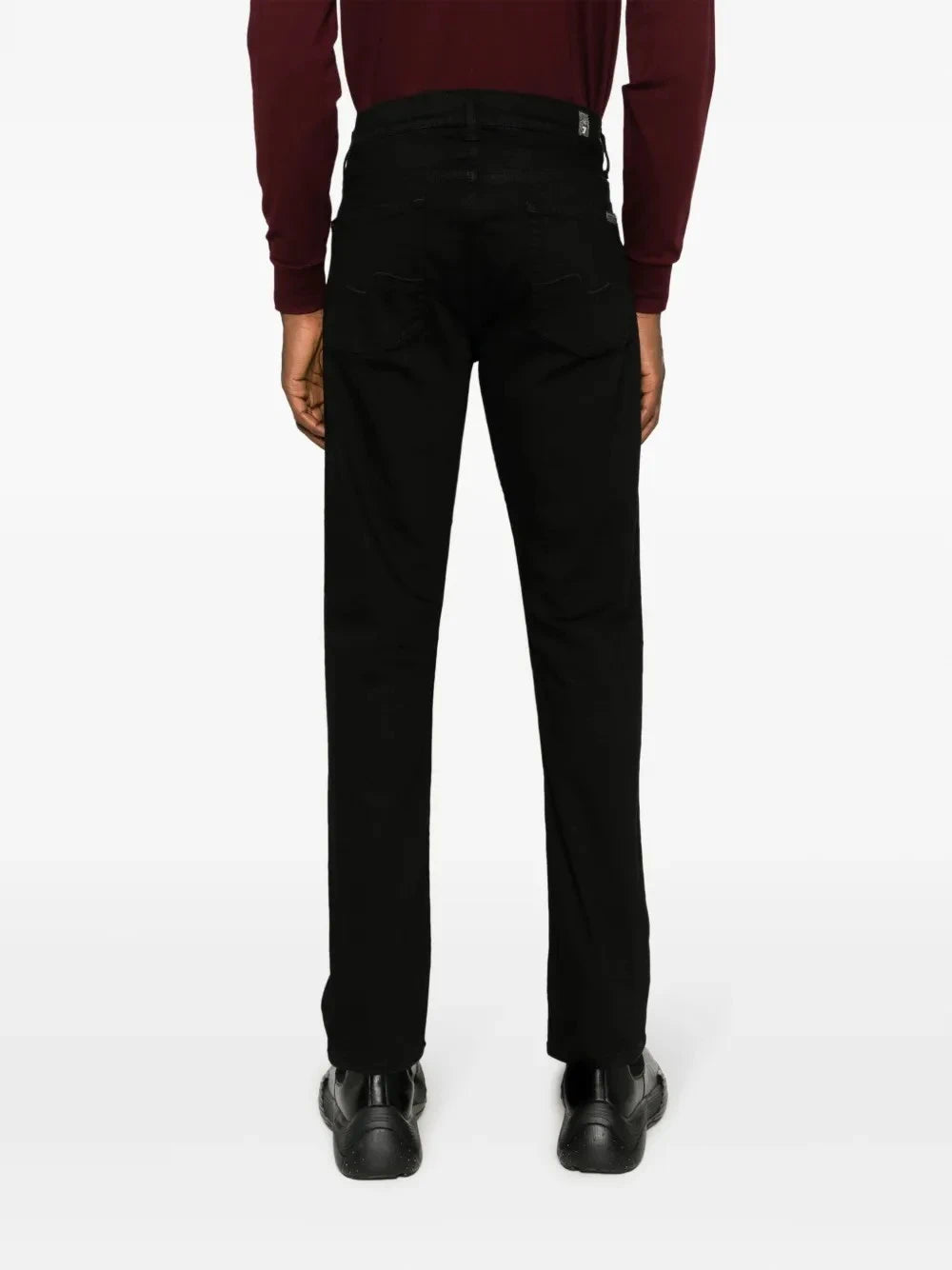 Slim-Fit Black Denim Jeans