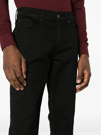 Slim-Fit Black Denim Jeans