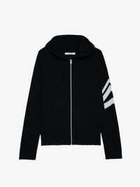 Clash Arrow Black Cardigan