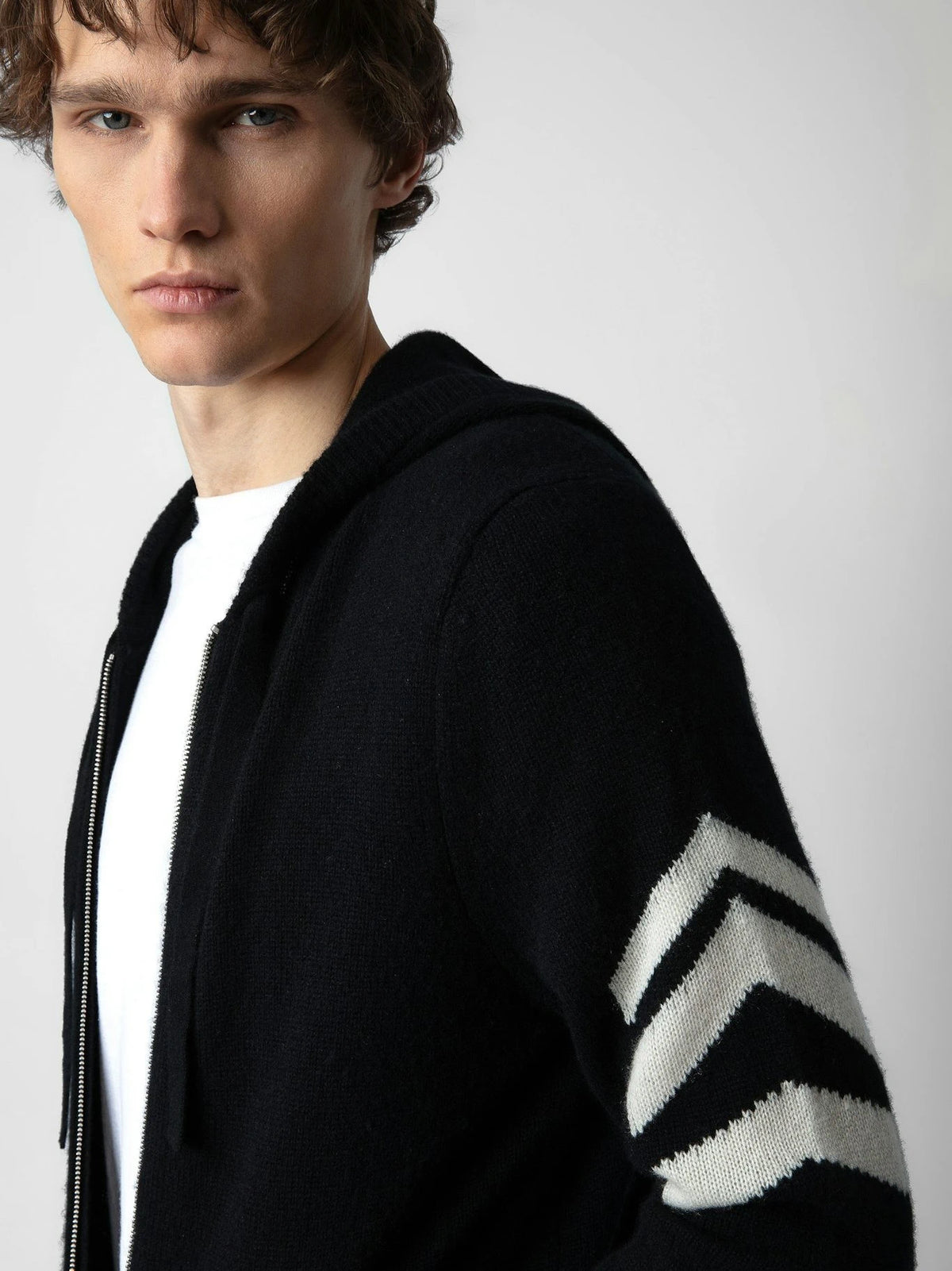 Clash Arrow Black Cardigan