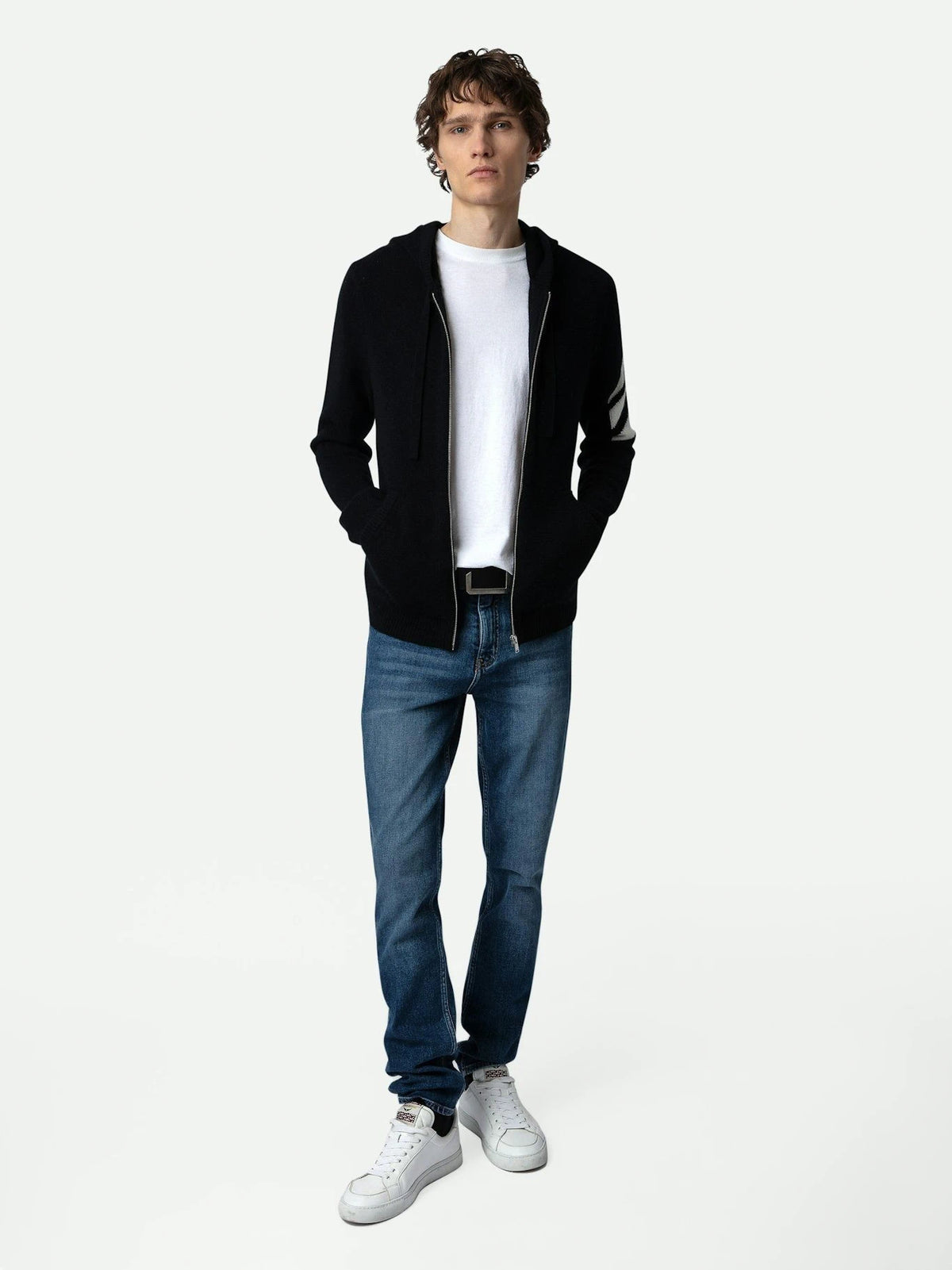 Clash Arrow Black Cardigan