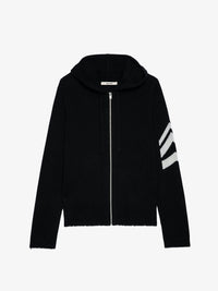 Clash Arrow Black Cardigan