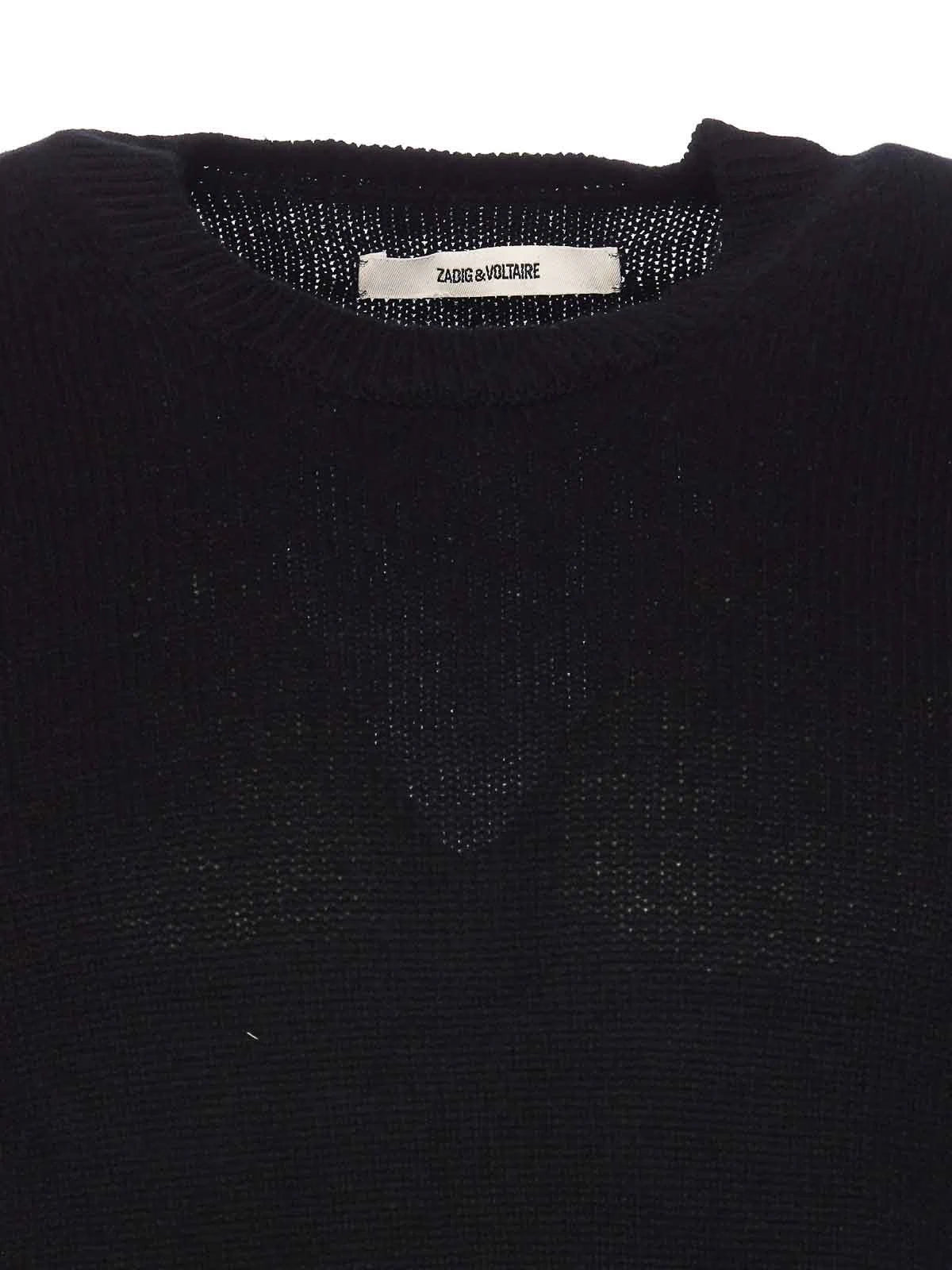 Cashmere Crewneck Black Pullover