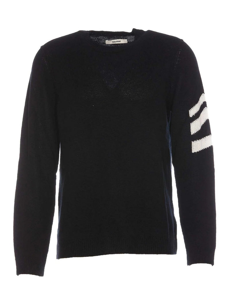 Cashmere Crewneck Black Pullover
