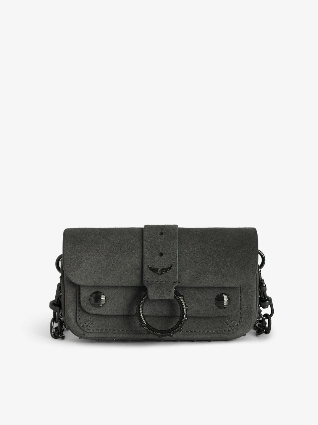 Kate Suede Grey Bag