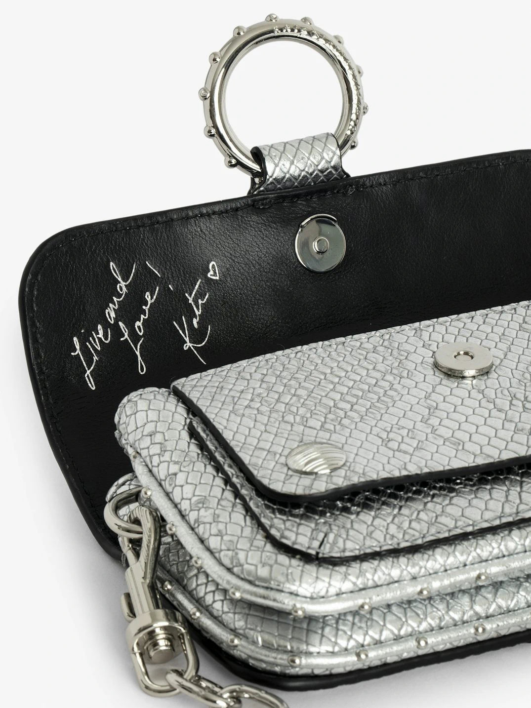 Kate Wallet Silver Mini Bag