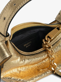 Crinkled Silver Mini Bag