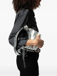 Crinkled Silver Mini Bag